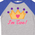 thumbnail image 4 of Inktastic Princess Crown 2nd Birthday I'm Two Girls Toddler T-Shirt, 4 of 5