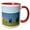 Red/White, variant on 3drose, Beach Chairs, Prince Edward Island, Canada-cn09 Krs0003 - Keith and Rebecca Snell, 15oz Mug
