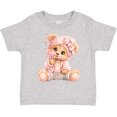 thumbnail image 3 of Inktastic Cute Pink Teddy Bear Boys or Girls Toddler T-Shirt, 3 of 5