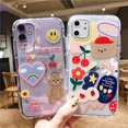 thumbnail image 2 of TPU Fitted Case For iphone 12 11 Pro X/XS Max 5S SE 6S 7 8 plus 7plus XR SE2020 Soft Back Cover Cute Lovely Casing, 2 of 4