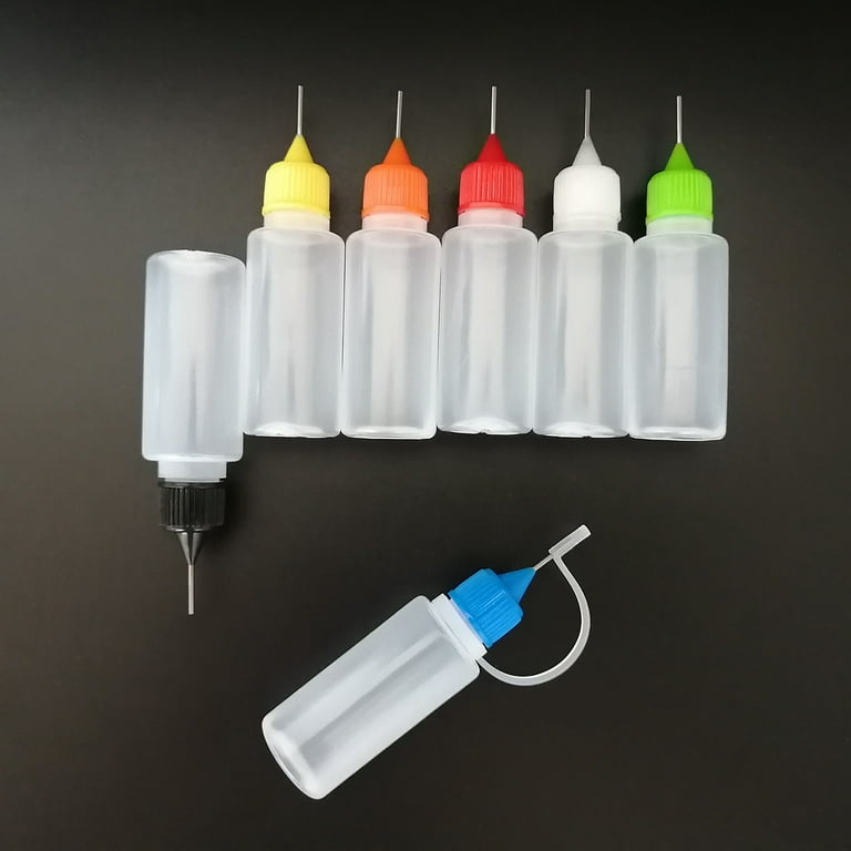 10pcs Plastic Oil Dispenser Squeeze Bottle Paint Quilling Bottles