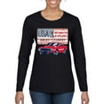 thumbnail image 2 of Wild Bobby Ford Shelby Vintage USA Country Plate Women Graphic Long Sleeve Tee, 2 of 6