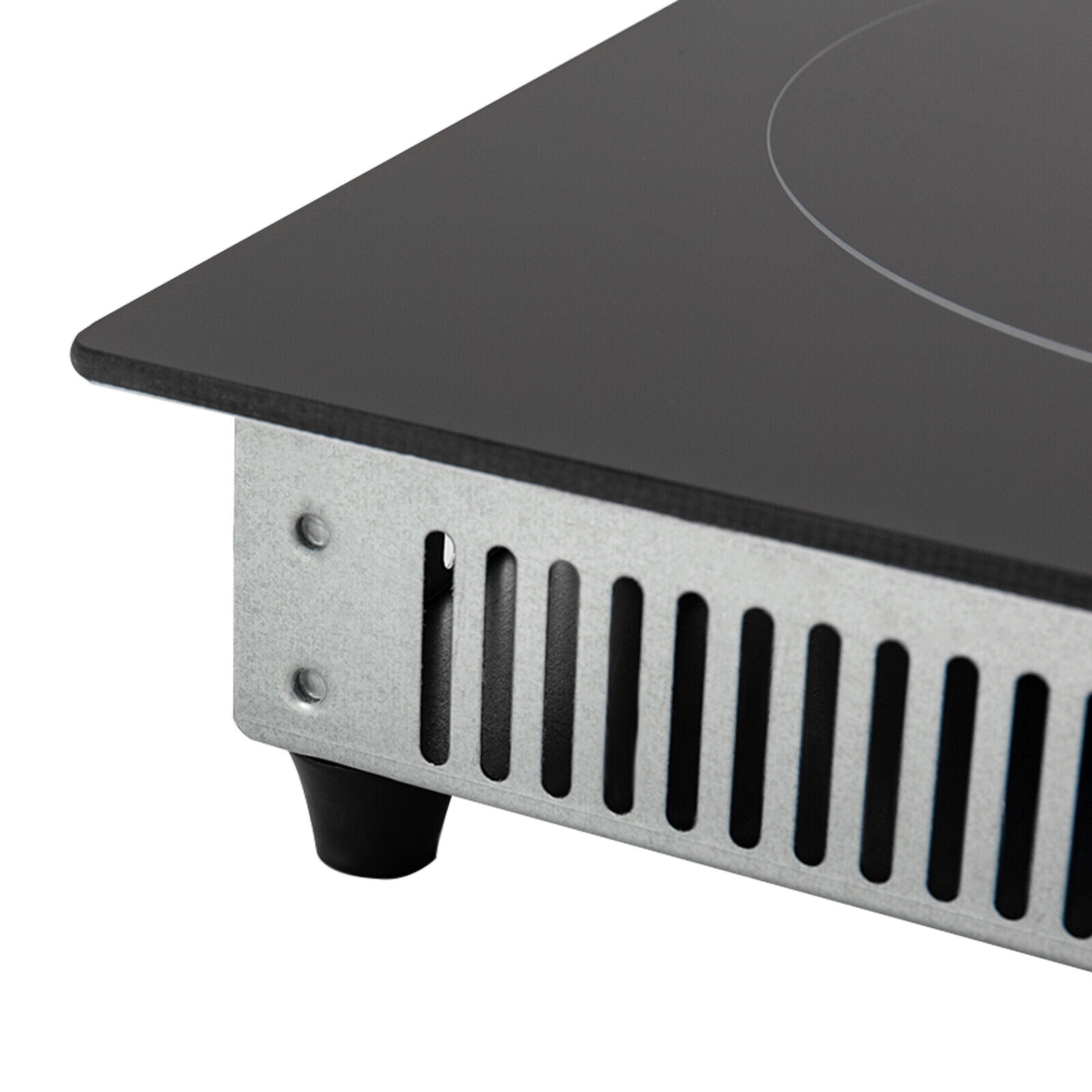 80-650°C/176-1202°F Electric Ceramic Cooktop 9 Heating Levels LED Screen 4 Burners Built-in Microcrystalline Panel 3000W 23.62*21.26in for Kitchens, Cabins, Snack Bars