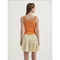 thumbnail image 4 of V Neck Smocked Cropped Top, 4 of 5