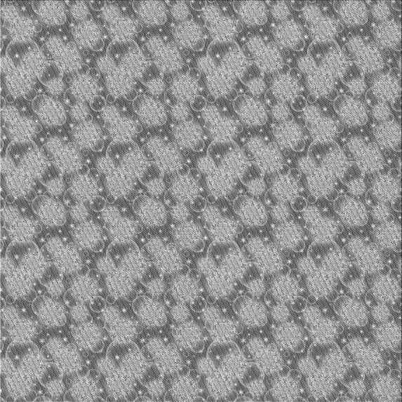 Ahgly Company Indoor Square Patterned Gray Cloud Gray Area Rugs, 7' Square