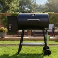 thumbnail image 5 of Z GRILLS Upgrade 567 Sq.in Cooking Area Wood Pellet Grill & Smoker 8 in 1 BBQ Smoker with PID Controller, 10 Lbs Hopper, Storage Shelf for Outdoor BBQ, 5 of 19