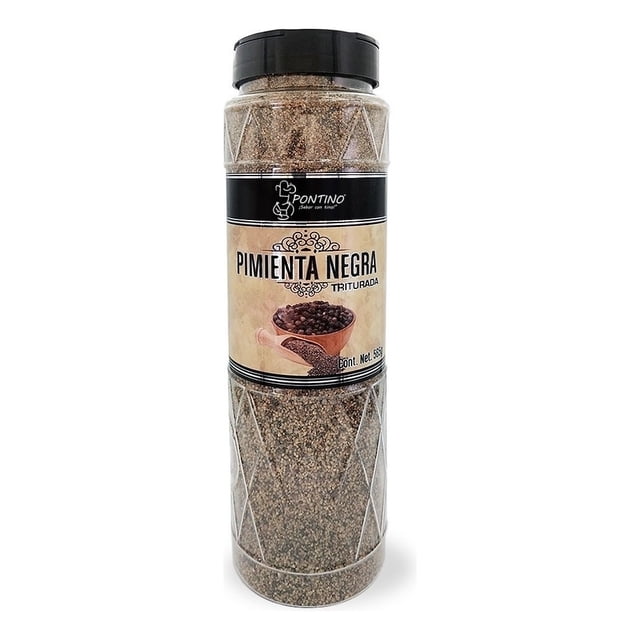 Pontino Pimienta Negra Triturada, 565 G