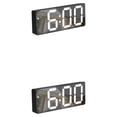 thumbnail image 4 of Wosthever Alarm Clock Digital Electronic Bedroom Bedside Thermometer Calendar Temperature Date Display Household Portable Snooze Desktop Tipo 2 2Conjunto, 4 of 6