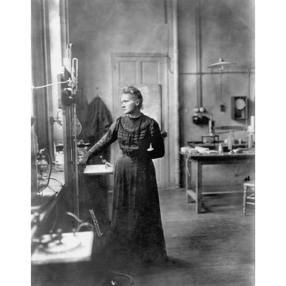 Marie Curie 1867 1934 Nmarie Sklodowska Curie French Polish Born Chemist Photographed In Her