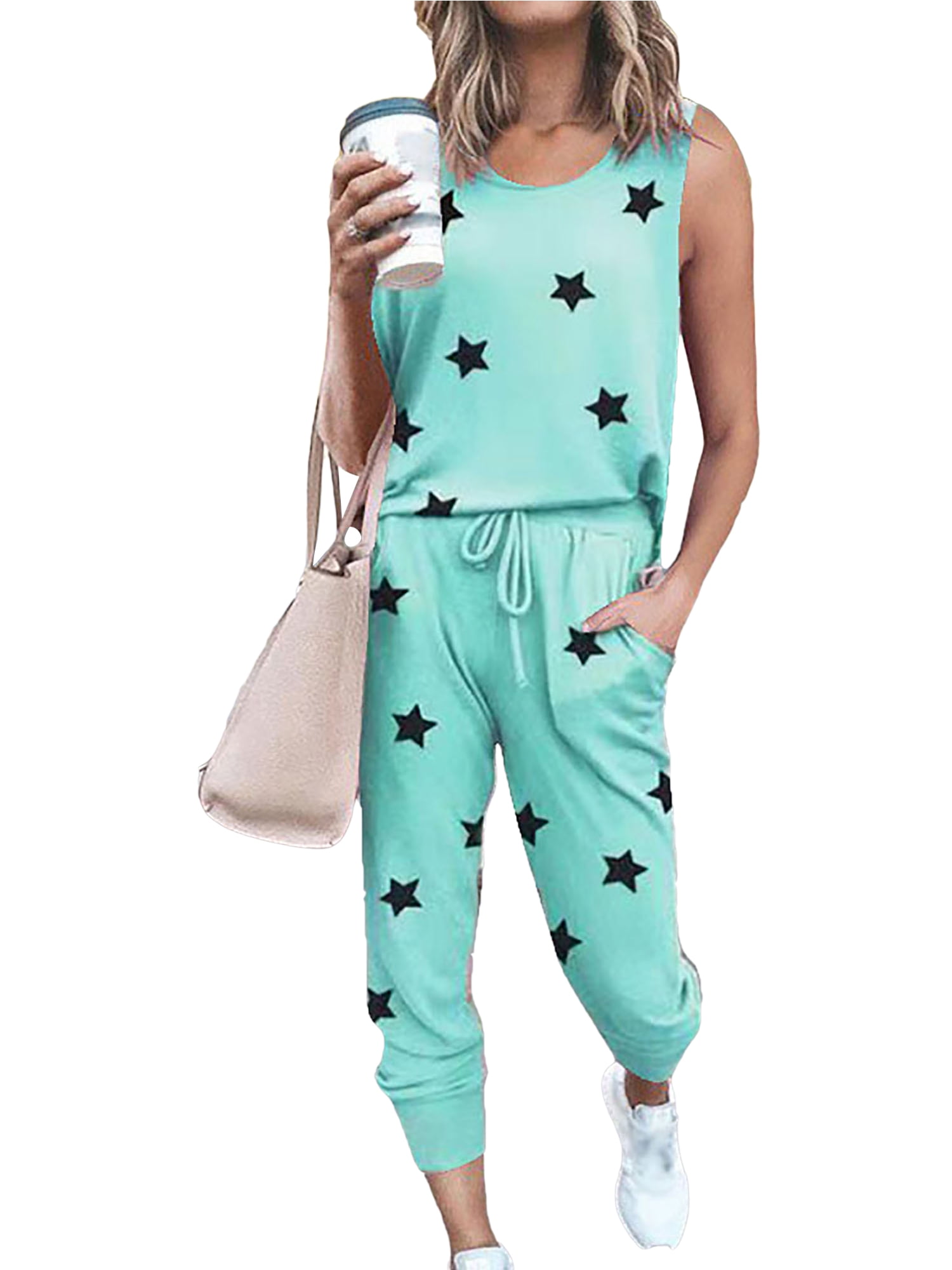 Meenew Casual Tie Dye 2 Piece Sweatsuit Pullover Sweatpant Jogger Set Loungewear