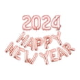 thumbnail image 2 of Maytalsory Safe And Easy Inflation Foil Happy New Year Balloon Enjoy Stress-free Party Rose Gold 1Set, 2 of 6
