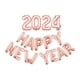 thumbnail image 1 of Matsuzay Globo metálico de Feliz Año Nuevo para colgar en la pared para decorar el hogar, lámina para exteriores no tóxica 2024 para Kits de decoración para fiestas Oro rosa, 1 of 6