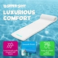 thumbnail image 5 of TRC Recreation Sunsation 1.75" Thick Foam Swimming Pool Lounge Float, White, 5 of 10
