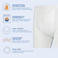 thumbnail image 3 of Wearever Men's Cotton Reusable Trunk Boxer Brief 1-Pack, Large (Waist 38-40), Regular Absorbency, 3 of 9