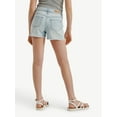 thumbnail image 2 of Justice Girls Mini Mom Light Wash Jean Short, Sizes 6-18, Slim & Plus, 2 of 7