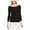black, variant on Tommy Hilfiger Womens Reverse Shawl Pullover Sweater, Black, Large