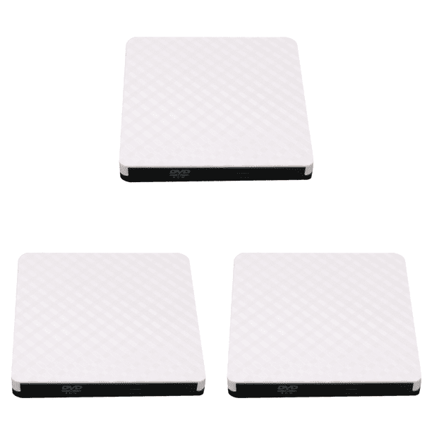 Reproductor CD USB 3.0 Grabador DVD Transferencia Alta Velocidad para Tableta () Blanco