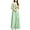 Green, variant on Girls Chiffon Dresses Formal Sleeveless Junior Bridesmaid Wedding Party Maxi Dress
