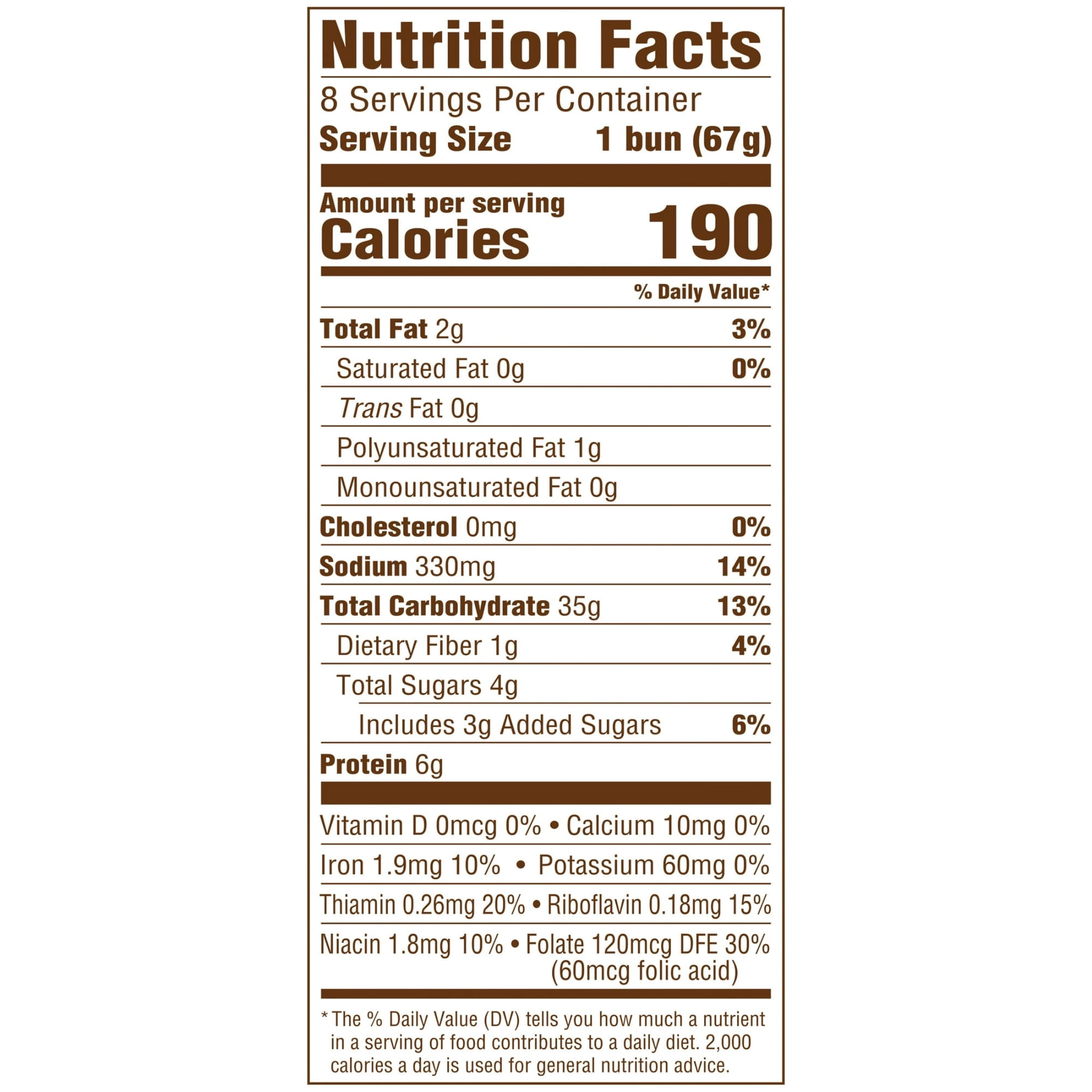 Sara Lee Artesano White Bakery Buns, 8 count, Soft Hamburger Buns, 19 oz Bag (Pack of 6)