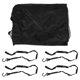 thumbnail image 2 of Car Windscreen Sun Shade UV Blocking Protective Cover Black 28X21cm Block Suns UV Rays 1Set, 2 of 3
