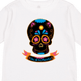 thumbnail image 4 of Inktastic Day Of The Dead Skull BLK Boys or Girls Long Sleeve Toddler T-Shirt, 4 of 5