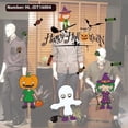 thumbnail image 4 of 2 juegos de calcomanías para ventanas de Halloween, calcomanías para ventanas de Halloween, fantasmas, dulces, calabazas para suministros para fiestas en el hogar de Halloween., 4 of 5