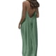 thumbnail image 5 of TaTaai Women's Backless Halter Maxi Dress Loose Fit Sleeveless Ankle Length Solid for Lounge Home Wear Casual Summer Daily Soft Gift, 5 of 8