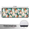 thumbnail image 5 of Kitchen Rugs Sets Of 2,Pioneer Flower Floral Print Pattern Anti Fatigue Kitchen Mat Rugs Non Slip Washable,Decorative Kitchen Floor Mats for Kitchen,Sink,Laundry,17"x47"+17"x47", 5 of 5