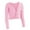 Pink, variant on Hjtefg Girls' Ballet Wrap Sweater - Velvet Long Sleeve Dance Top for Autumn Winter,Color: Black Size: 12-13 Years