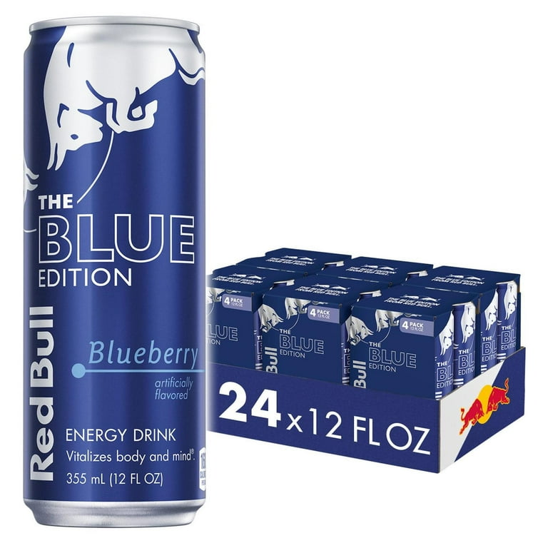 Red Bull, Energy Drink, 12 fl oz, Blueberry Edition 6pk - Walmart.com