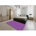 thumbnail image 4 of Ahgly Company Indoor Rectangle Patterned Tyrian Purple Area Rugs, 7' x 10', 4 of 6