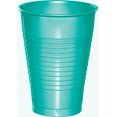 thumbnail image 1 of Plastic Cups 12Oz 20/Pkg-Teal Lagoon, 1 of 1