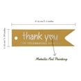 thumbnail image 5 of Inkdotpot Real Silver Foil Thank You For Celebrating With Me Birthday Tags Favor Hang Paper Tags 100 Pieces, 5 of 6