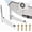 Small, variant on Mini Split Wall Mounting Bracket for 9,000-18,000 BTU AC | Heavy Duty AC Support Bracket for Outside Ductless AC Heating System, Holds Up to 330lbs