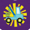 thumbnail image 4 of Inktastic Tow Truck Lover Boys or Girls Baby Bib, 4 of 4