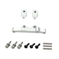 thumbnail image 2 of Bunblic RC Steering Components Professional RC Car Parts for Wltoys Crawler Vehicles Silver, 2 of 8
