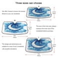 thumbnail image 5 of ALAZA Moon Watercolor Windshield Sun Shade Car Foldable Sun Visor Block UV Rays Protector 53"x23.5", 5 of 8