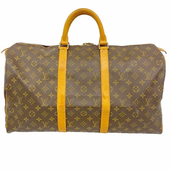 Pre-Owned Louis Vuitton Bags - Boston Monogram Keepall 50 M41426 Brown Men's & Women's