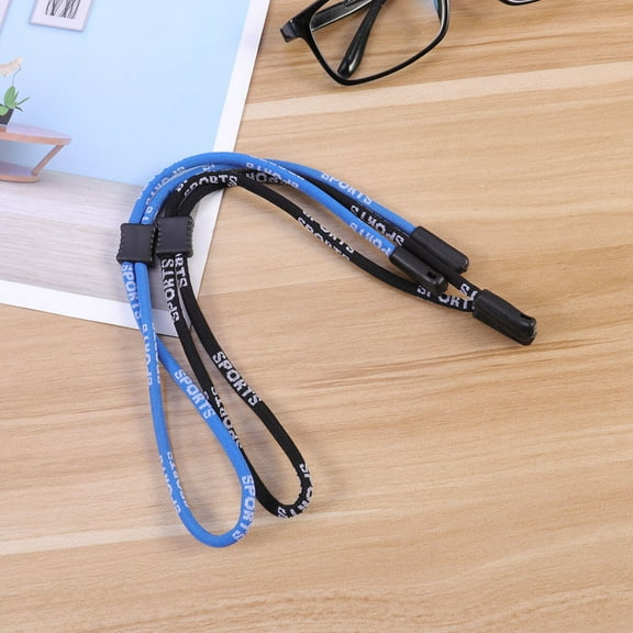 Raindrops Adjustable Antislip Eyewear Retainer Strap for Hanging Glasses on Neck Made of Polyester Cotton Assorted Color