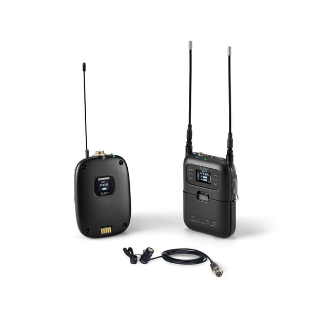 Sistema de mochila inalámbrico Shure SLXD15/85 con WL 185 Lavalier