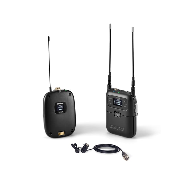 Sistema de mochila inalámbrico Shure SLXD15/85 con WL 185 Lavalier