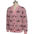 thumbnail image 2 of Women's Kamado Nezuko Sweater Cardigan Adult Pink Sweater Top Anime Jacket Outfit Pullover, 2 of 7