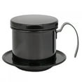 thumbnail image 2 of Coffee Pot, Hand Drip Leaking Pot Hand Brewed Coffee Pot Drip Filter Cup Reusable Stainless Steel with Circular Plate Water Separator for Home Kitchen Office Restaurant, 2 of 7