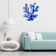 thumbnail image 3 of Metal Wall decor for art, Sea Life Náutico Home Decor, Theme Wall Art, Decorativo para jardín, Hogar, Patio, Cocina, Sala de , Azul Soledad Escultura de pared de coral, 3 of 8