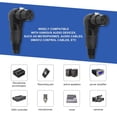 thumbnail image 3 of Ángulo Recto 90 Grados Conector Alambre Audio Altavoz Cable Xlr Gato Masculino/hembra 3pin Ajustable para Sistemas Altavoces Estación Radio, 3 of 9