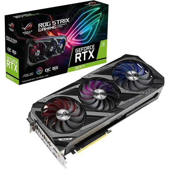 Restored ASUS ROG Strix GeForce RTX 3070 Ti OC (8GB) - Graphics Card (Refurbished)