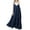 Dark Blue, variant on Sngxgn Women's Summer Bodycon Casual Midi Sleeveless Hollow Out Knit Side Slit Striped Long Tank Dress(Beige,XXL)