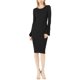 thumbnail image 2 of Vestido Midi Suéter bar III Mujer Negro XX-Large, 2 of 2
