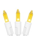 thumbnail image 3 of Novelty Lights 8.5 Feet 20 Bulb Yellow Mini Light String on White Wire, Non-Connectable Incandescent Fairy Lights for Bottles and Crafts, 4" Bulb Spacing, 24" Lead, Stackable Fused Plug, 3 of 3