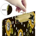 thumbnail image 3 of FMSHPON Sunflowers Skulls Clipboard Hardboard Wood Nursing Clip Board and Pull for Standard A4 Letter 13x9 inches, 3 of 7